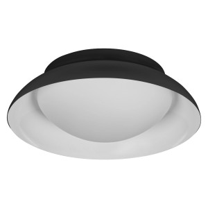 Schwarze Ledvance LED Deckenleuchte Orbis Milan, Ø 30,5 cm, für Innenräume.