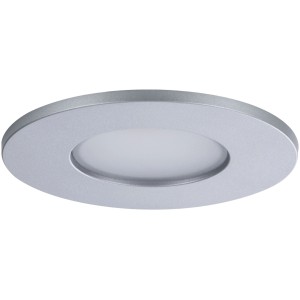 Paulmann LED Einbaustrahler Calla, rund, chrom matt, schwenkbar, 4000K, IP65.