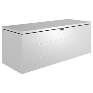 Biohort Auflagenbox 210 in Silber-Metallic: Universalbox für Garten, Terrasse & Balkon.
