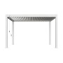Weide Deluxe Plus | Pergola Voll Aluminium freistehend | 3 x 4 M | Lamellendach weiß_2