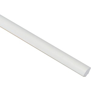 Viertelstab selbstklebend 16 x 16 mm Länge 2,5 m Weiß