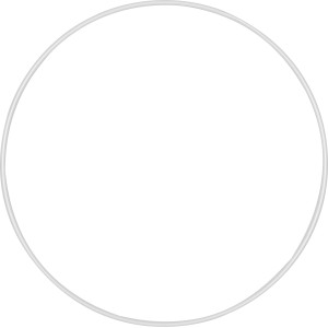 Metallring Weiß Ø 20 cm