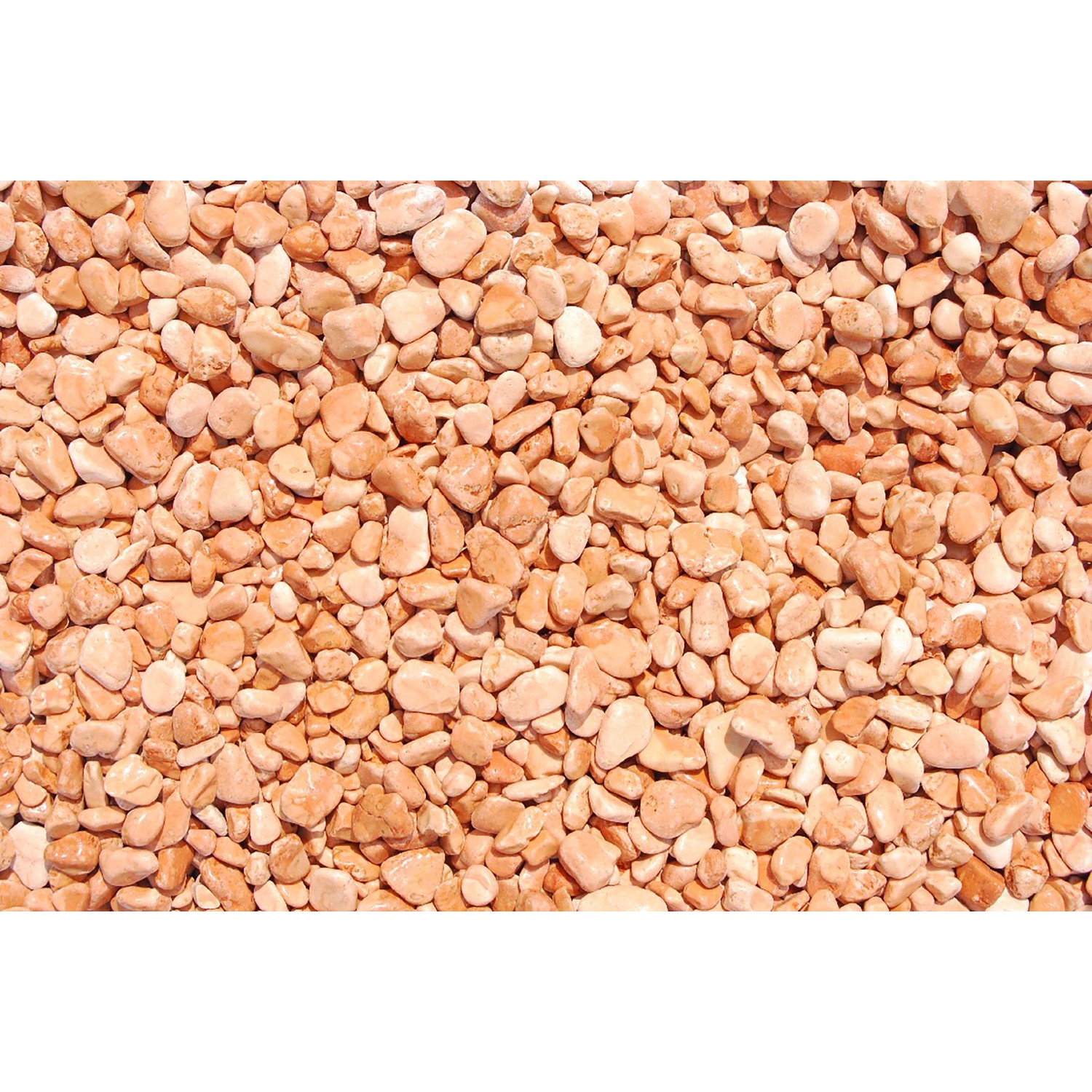 Nahaufnahme von Verona-Roten Marmor Zierkieseln (7-15mm) im Big-Bag.