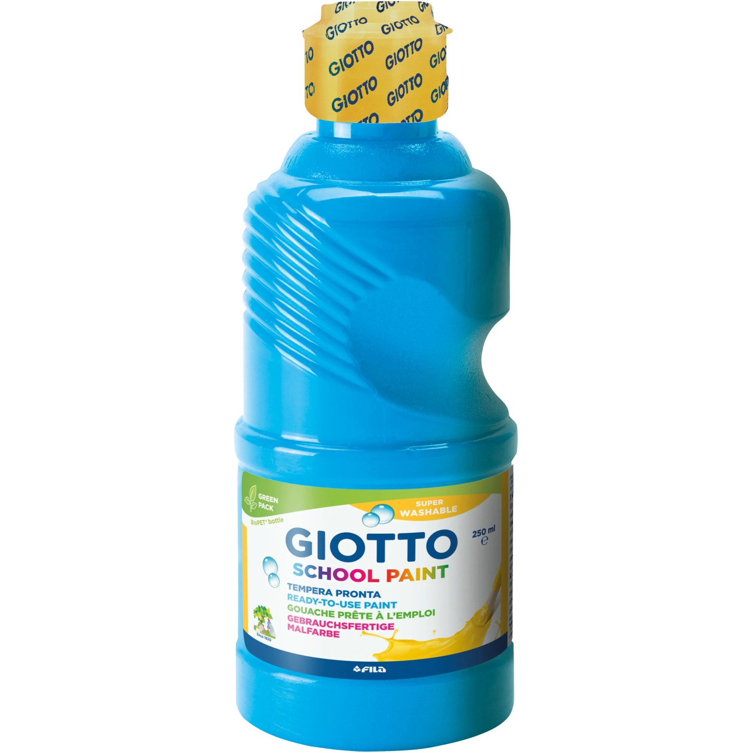 Giotto Extra Quality Metallic Temperafarbe – Silber, 250 Ml, Malfertig, Für Kinder & Künstler