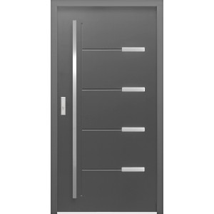 Sicherheits-Haustür Thermospace Oslo Prime RC2 Komfort Anthrazit 100 x 210 cm L