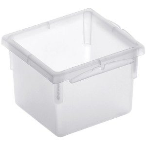 Rotho Schubladen-Aufbewahrungsbox Basic Transparent 5 cm x 8 cm x 8 cm