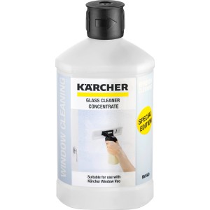 Kärcher Glasreiniger RM 500 Konzentrat, 0,5 l Flasche für streifenfreie Fensterreinigung.