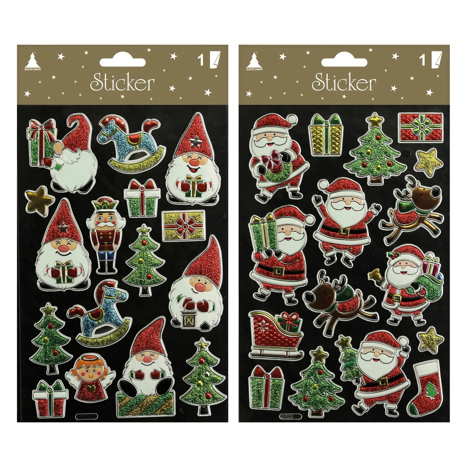 Weihnachtsaufkleber - Maus | Runder Sticker | Ab 10 Produktbild-Vorschau 12