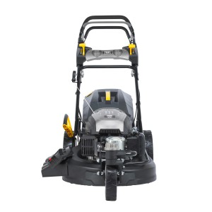 Texas Benzin-Rasenmäher ZT512TR/W, 3-Rad Zero Turn Mäher, Frontansicht.