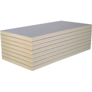 PUR/PIR Dämmplatten ALU, 40mm stark, für optimale Wärmedämmung. Geschäumte Dämmstoffe im Set.
