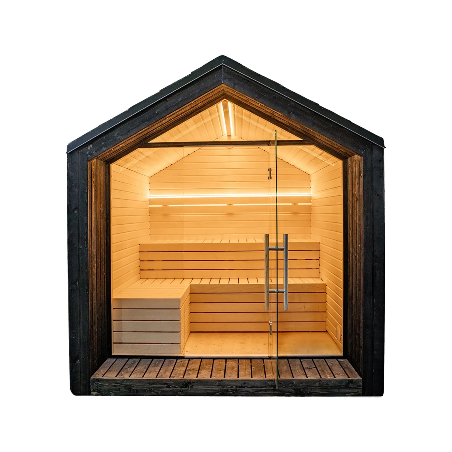 Weka Saunahaus Luua mit Kompakt-Ofen 9 kW 400 V_2