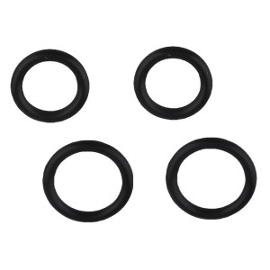 Kirchhoff O-Ring Sortiment, Gummi, 4 Stück, für 13 mm (1/2) und 20 mm (3/4) Anschlüsse.