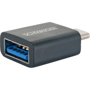 Schwaiger USB 3.1 Adapter: USB-C Stecker auf USB 3.0 Buchse für Computer & Multimedia Zubehör.