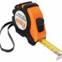 OBI Maßband, 5 m, mit Feststellknopf, orange/schwarz, für präzises Messen.