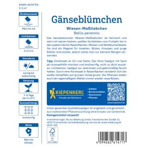 Kiepenkerl Saatgut Gänseblümchen Wiesen-Maßliebchen