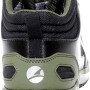 Rückansicht: Albatros Ultratrail CTX Mid S3 Sicherheitsstiefel in Schwarz-Oliv, Größe 39.