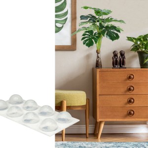 Wagner Elastikpuffer-Set EH3003 Ø 15 mm x 8 mm Transparent 16-tlg.