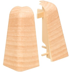 Living by Haro Außenecken Ahorn, 2er-Set für Sockelleisten, einfache Montage.