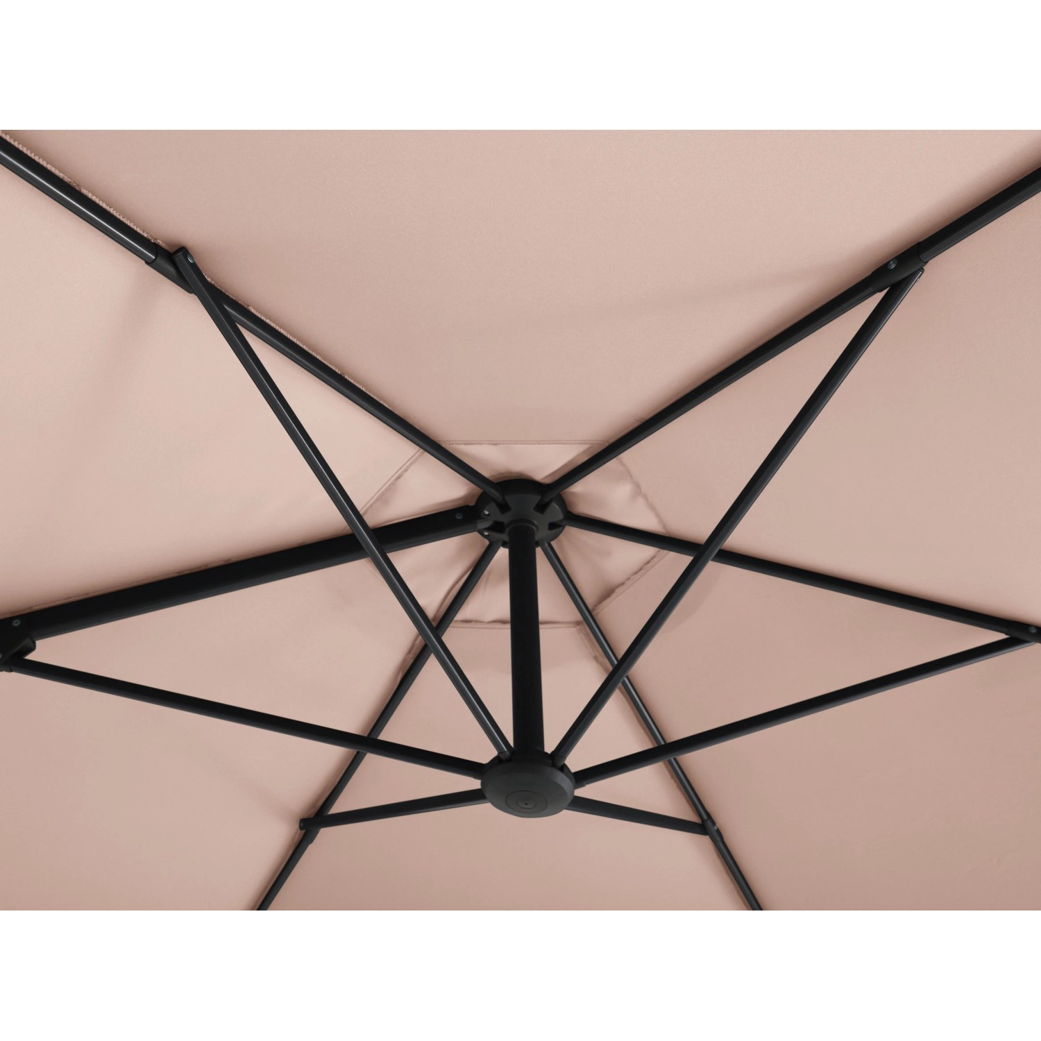 Ampelschirm Bayview Ø 300 cm Beige mit Kurbelmechanik_5