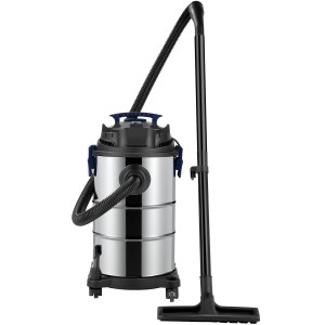 Atrox Nass- und Trockensauger mit Zubehör, Edelstahlbehälter.