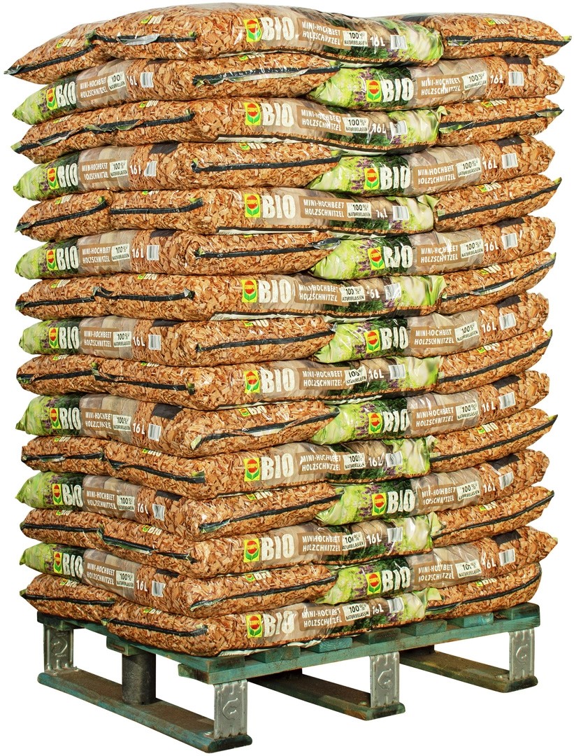 Compo BIO Holzschnitzel (für MiniHochbeete) 45x16 l kaufen bei OBI
