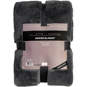 Lalee Wohndecke Heaven Graphite, 150x200 cm, kuscheliges Kunstfell für gemütliche Stunden.