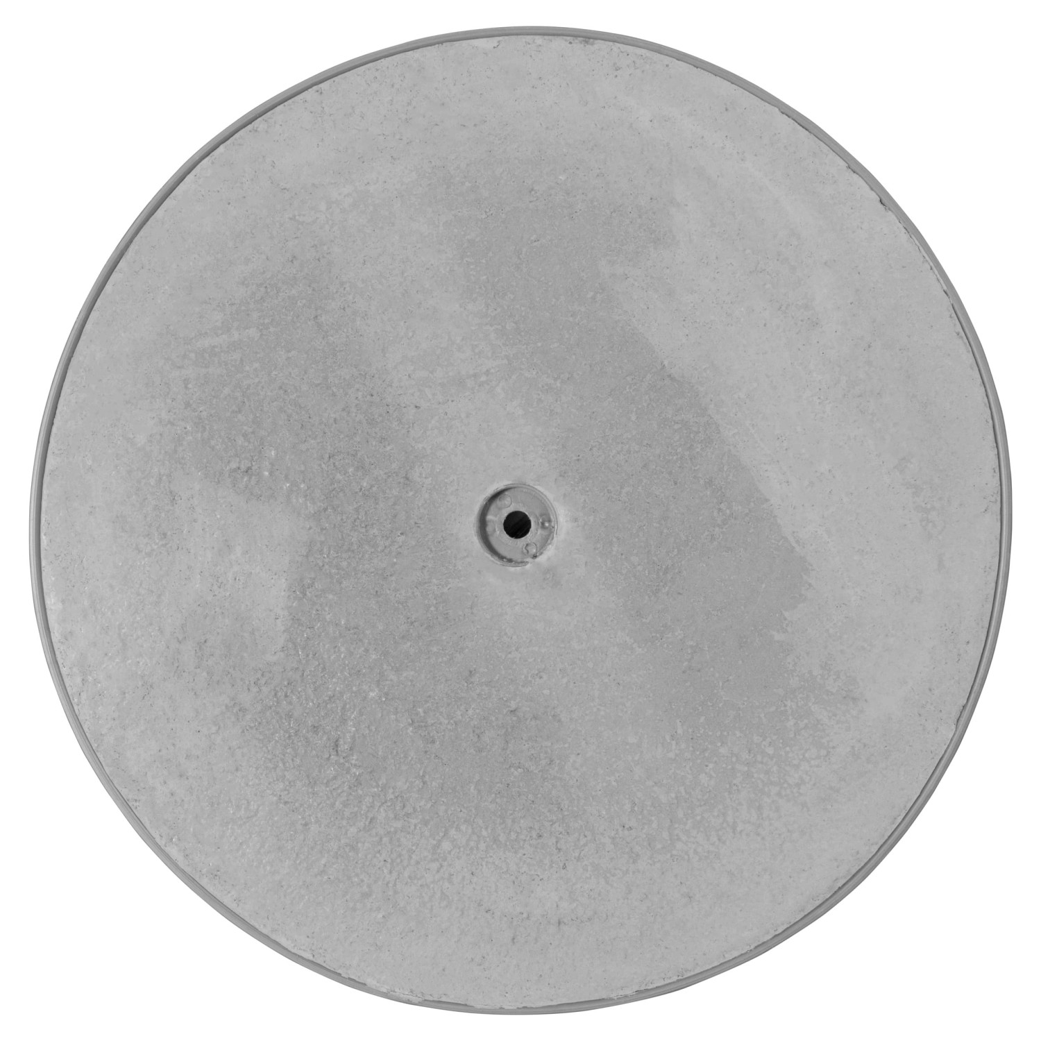 Doppler Betonsockel mit KunststoffAbdeckung 20 kg silber für Rohr 19
