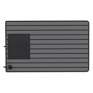 Steinbach Bodenpanel für Gartendusche, 20 l Tank, Anthrazit matt, kompatibel mit Outdoor Duschen.