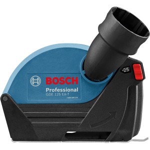 Bosch Professional GDE125EA-T Absaughaube für Winkelschleifer, blau/schwarz.