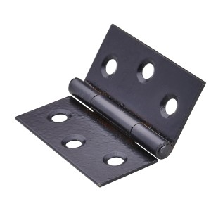 Hettich Scharnier Kantig 40 mm x 40 mm x 1 mm Stahl Schwarz 2 Stück