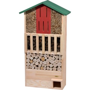 Dobar XXL Insektenhotel-Wand 58 x 30 x 110 cm Grün FSC®