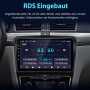 Junsun 10 Zoll Autoradio für Skoda Superb 2, zeigt FM Radio mit RDS und 93.90 MHz Frequenz. Autoelektrik.