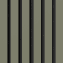 Akustikpaneel Lino Olive, MDF schwarz, Filz schwarz, 60x120cm, 2er-Set für Wand und Decke.