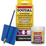 Soudal Hartschaumentferner 100 ml mit Spachtel. Entfernt ausgehärteten PU-Schaum von Oberflächen.