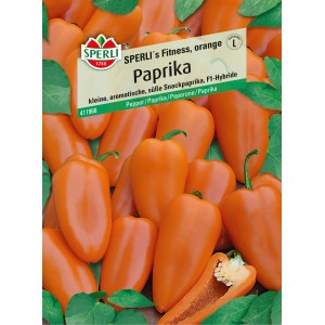Samenpackung Sperli's Fitness Orange Paprika, orange, knackig, ideal zum Naschen.
