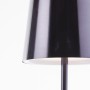 Brilliant Akku-Tischleuchte Xaana, schwarz verchromt, LED, dimmbar.
