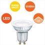 Osram GU10 LED Leuchtmittel, 6,9 W, warmweißes Licht, 15.000 Stunden Lebensdauer.
