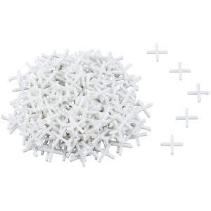 LUX Fliesenkreuze, 2,5 mm, 250 Stück, für gleichmäßige Fugen beim Fliesenlegen.
