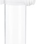 Trixie Tränke und Futterspender, 130ml, transparent/weiß, für Vogelkäfige.