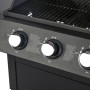 Detailaufnahme: El Fuego Gasgrill San Angelo mit 3 Brennern und Reglern.