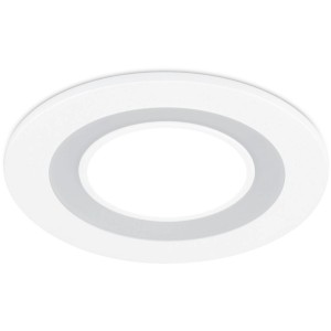Weißer, matter Trio LED Einbauspot Core, 5W, 450 lm. Einbaustrahler für Deckenmontage.