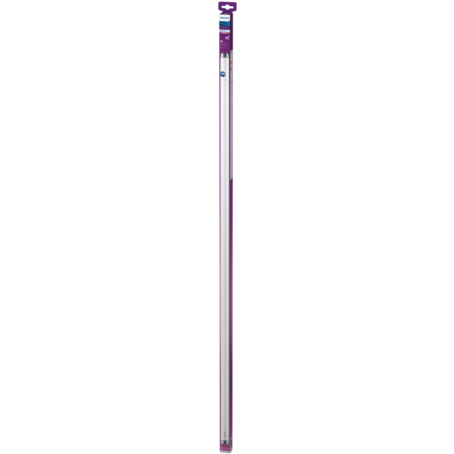 Philips LED-Leuchtmittel G13 in Röhrenform, 16W, 1600lm, 121,2cm Länge.