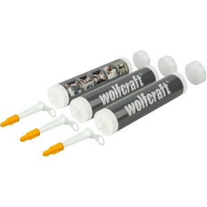 wolfcraft Leerkartuschen 3 Stück 310 ml