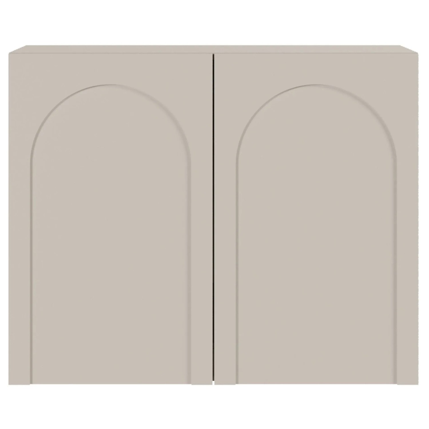 Selsey Sideboard Arkadia, Kaschmir, 100 cm, mit zwei Türen und gefrästen Bogenfronten.
