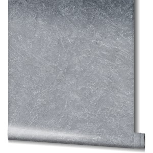 Marburg Vliestapete Vintage Deluxe Betonoptik Grau-Silber, Rolle