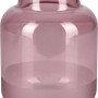 Burgunderrote Glasvase Blush Bordeaux, 21 cm hoch, Ø 15 cm. Dekorative Blumenvase für Innenräume.