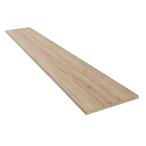 Kaindl Arbeitsplatte Eiche Sanremo Sand, 63,5 cm breit, Holzdekor für Küche.