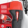 Energizer Impact Arbeitslampe mit 2 LEDs und Batterien. Robuste Taschenlampe mit Anti-Roll-Form.