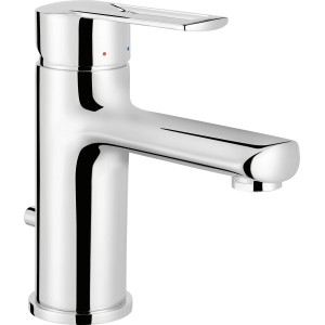 baliv Waschtischarmatur WT-410 in Chrom, Einhebelmischer für Waschbecken.