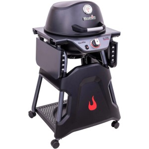 Char-Broil Gasgrill All-Star 120 B mit Rollwagen und klappbaren Seitenablagen.